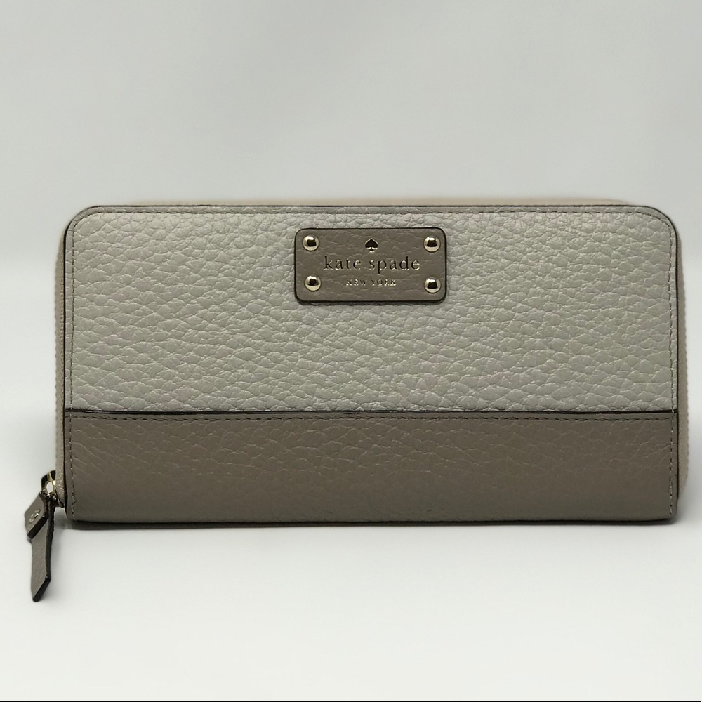 Kate Spade Lacey Bay St Multi Color Baige Wallet - Picture 2 of 6